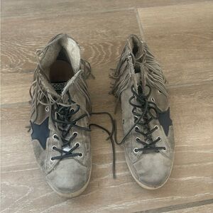 Golden goose fringe sneakers
